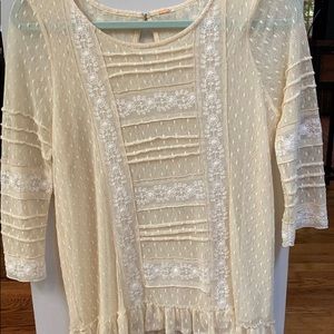Free people lace top XS